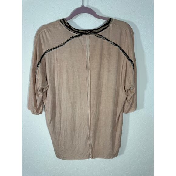 NWOT POL Blush Pink Hi Low Pocket Top Rayon Blend Large - Picture 5 of 11